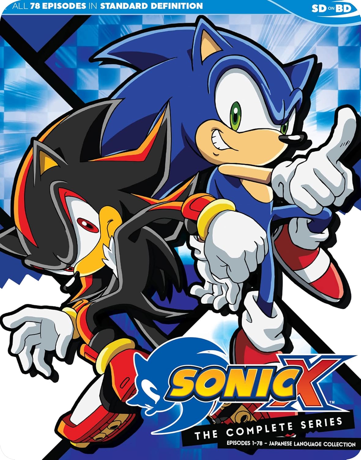 Sonic X Japanese Language SDBD Blu-ray - A Must-Have for Fans