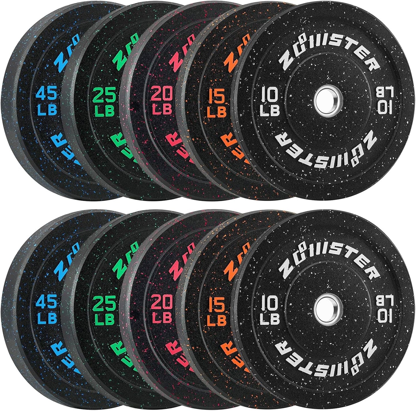 Bumper Weight Plate Hi-Temp Rubber Plates for Strength Training