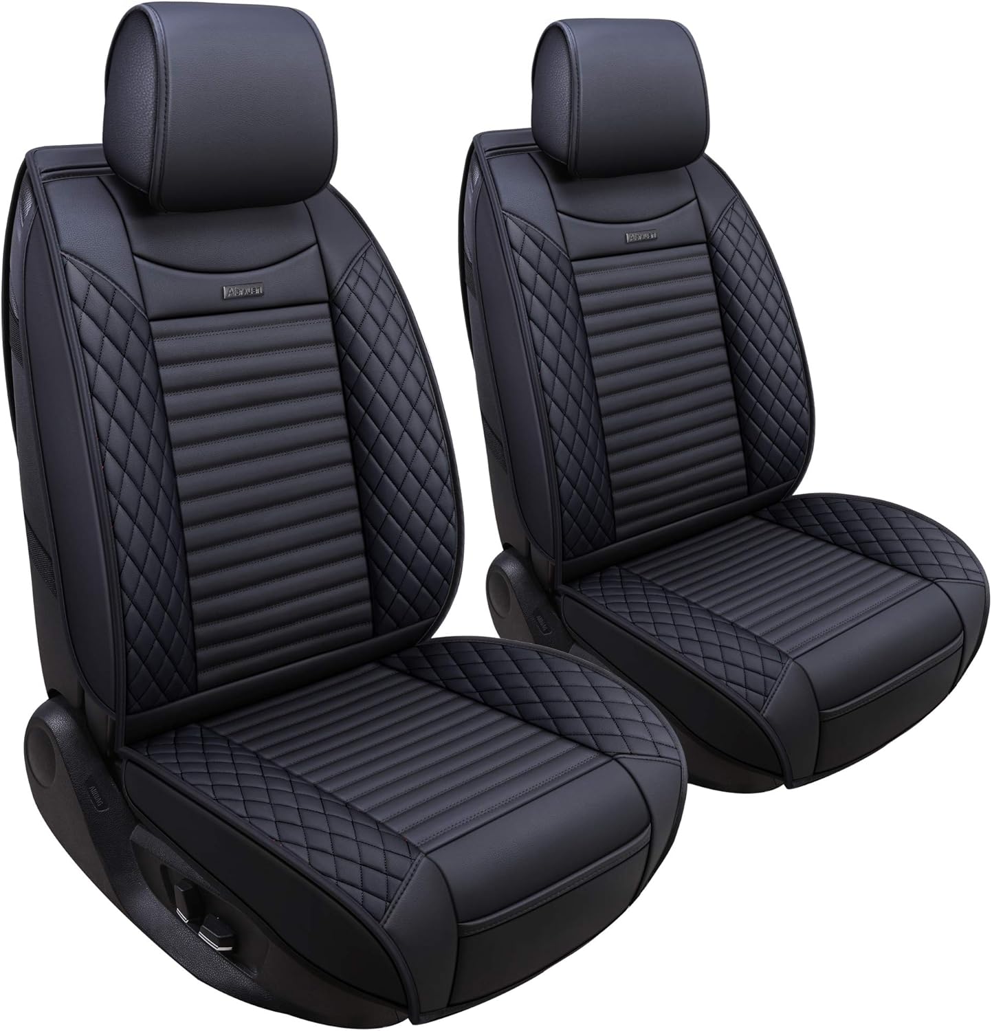 Aierxuan Waterproof Leather Front Car Seat Covers for Universal Fit