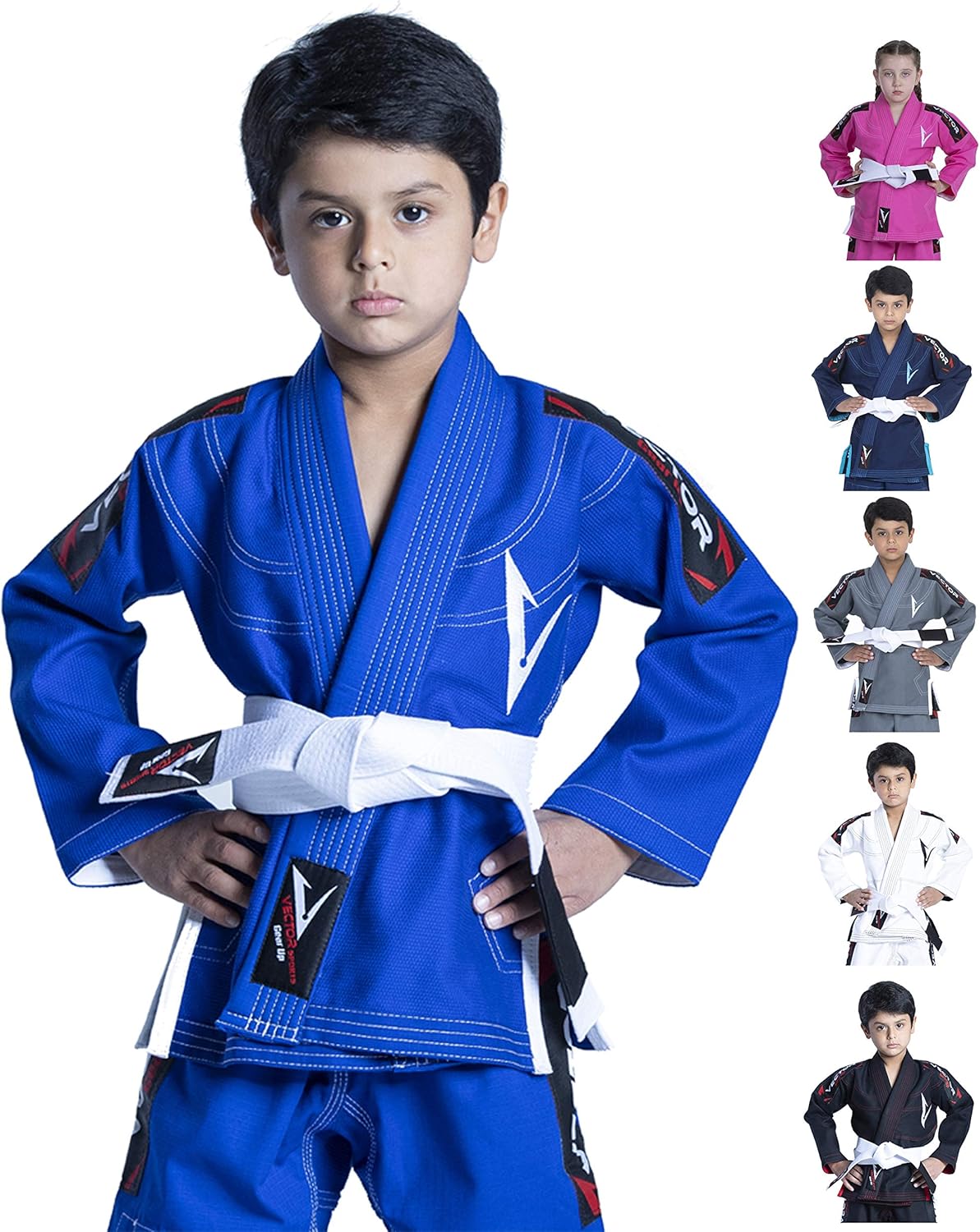 Durable Brazilian BJJ Gi for Kids - Lightweight Jiu Jitsu Uniform