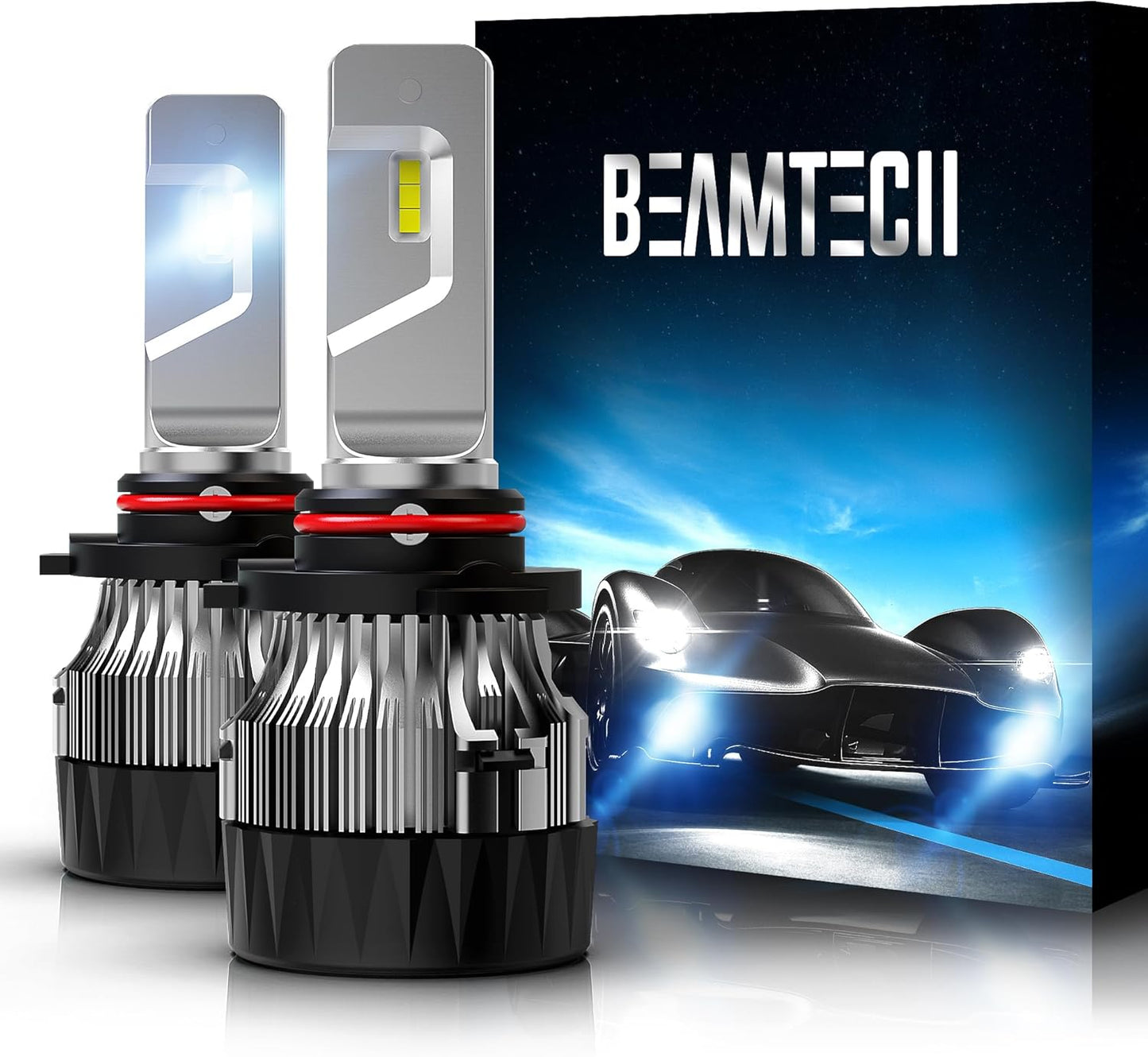 BEAMTECH 9005 Fog Bulbs with 6500K Brightness and Small Size