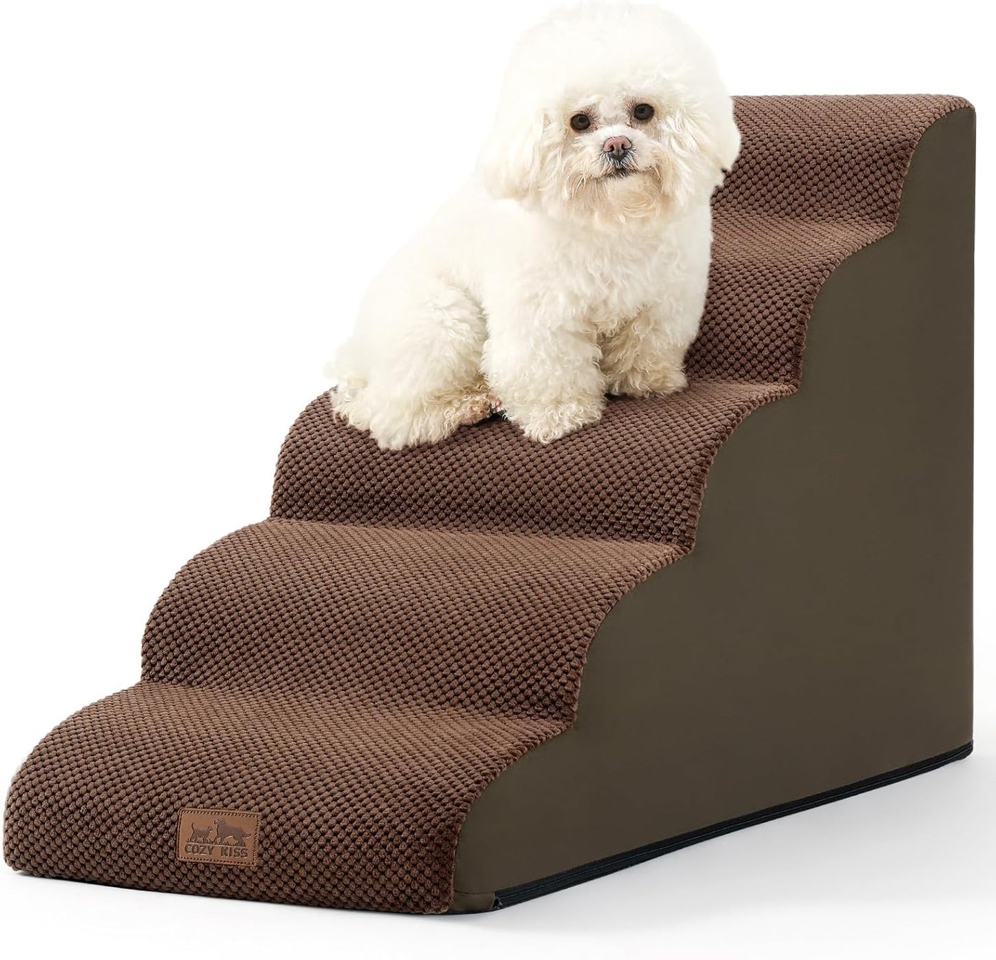 Dog Stairs for High Bed - Lightweight and Durable 5 Step Design