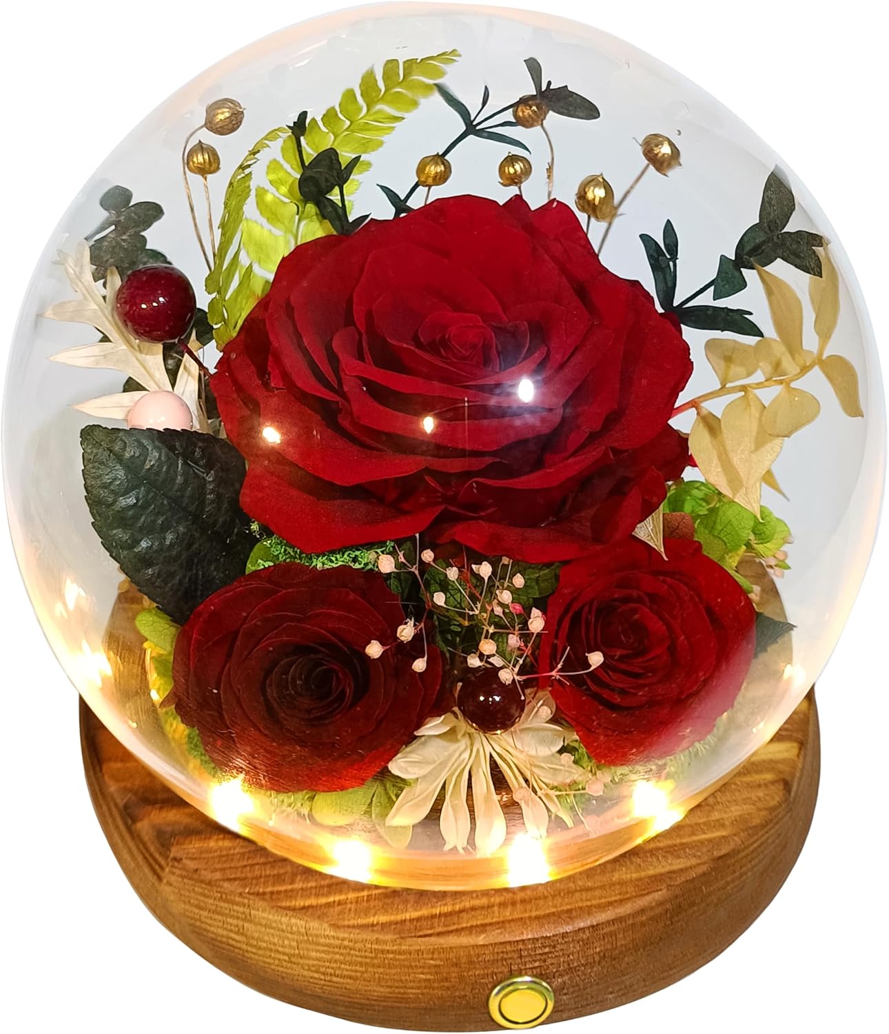 Long-Lasting Real Flowers Gift for All Occasions - Dark Red Roses
