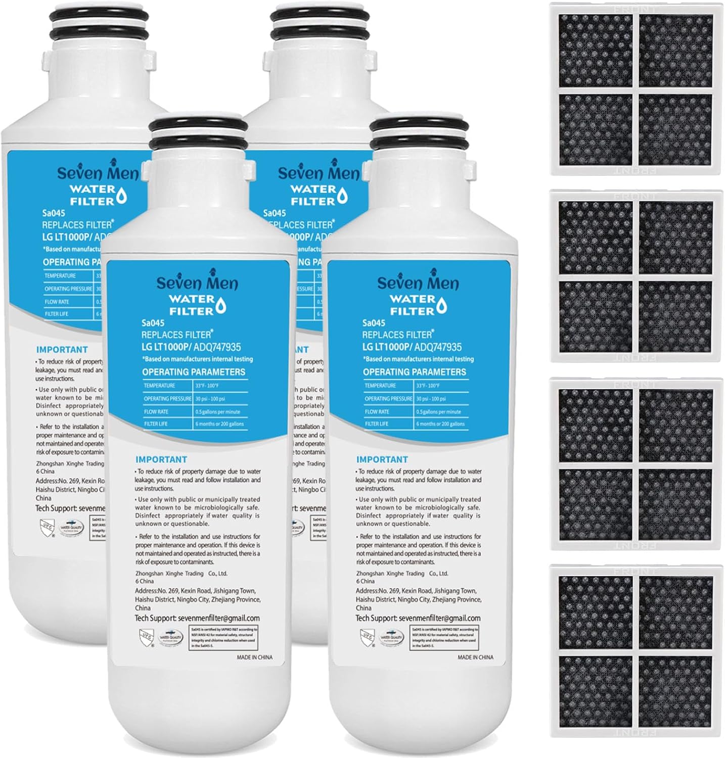 Adq747935 Water Filter Replacement for L&G Models 4Pack