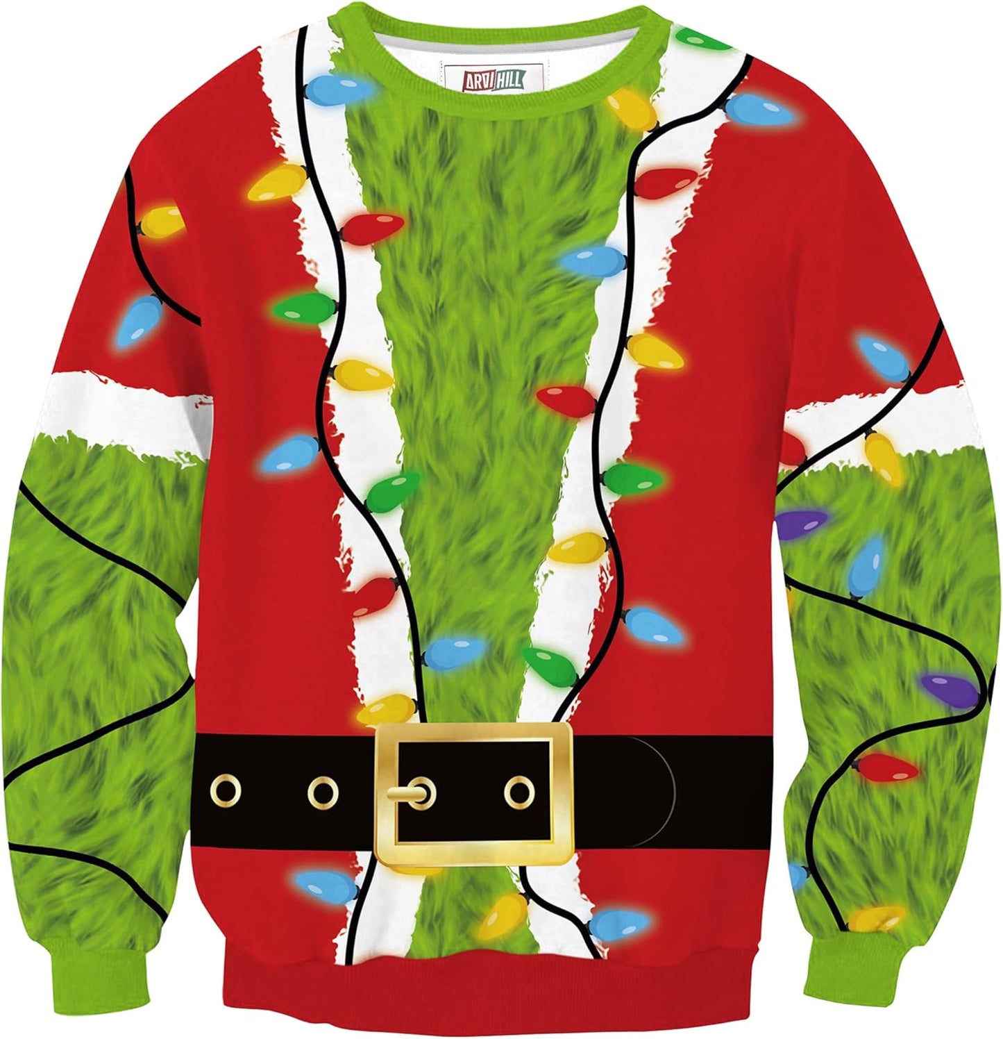 Arvilhill Men's Ugly Christmas Sweatshirt for Holiday Fun