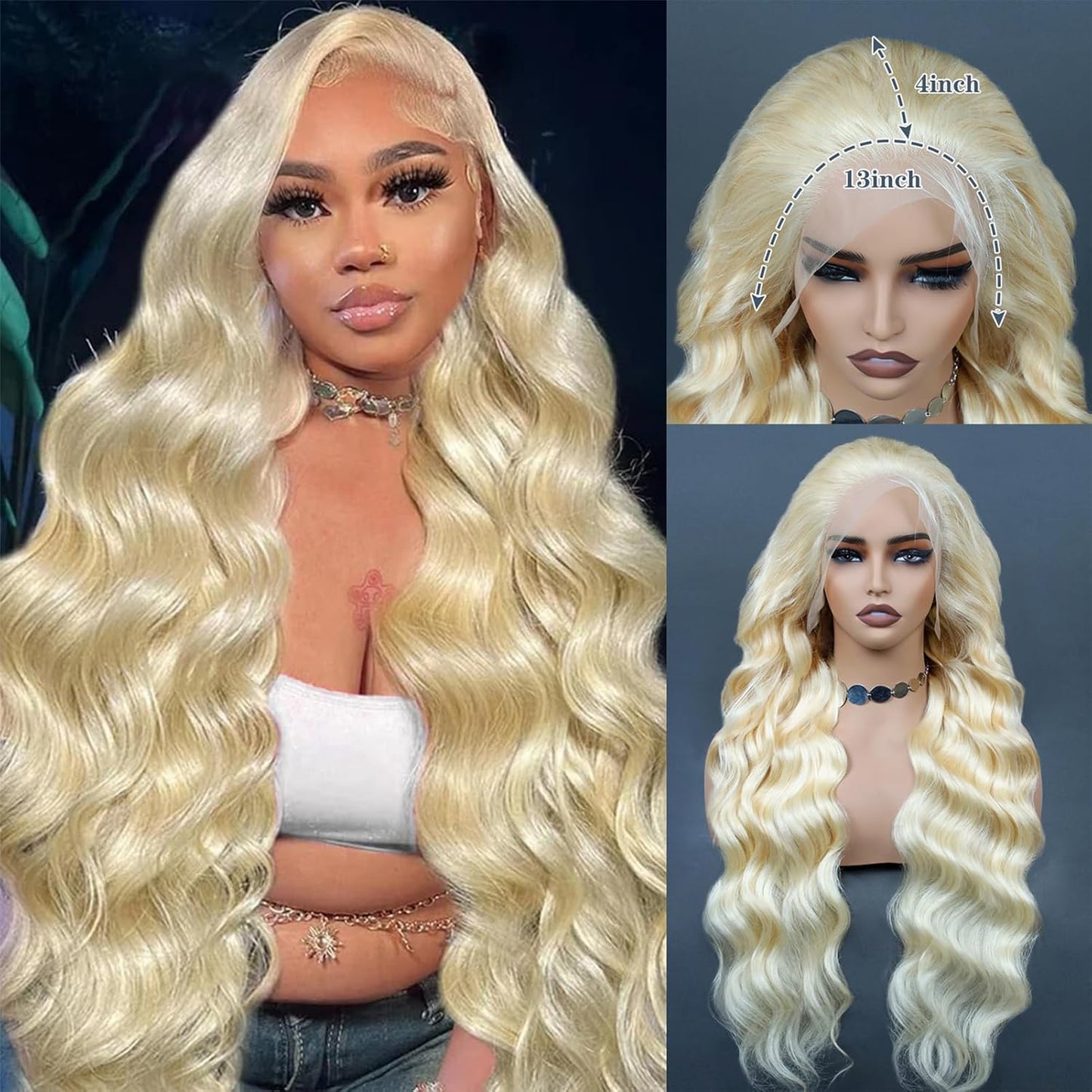 28 Inch 613 Lace Front Wig Human Hair for Stunning Styles