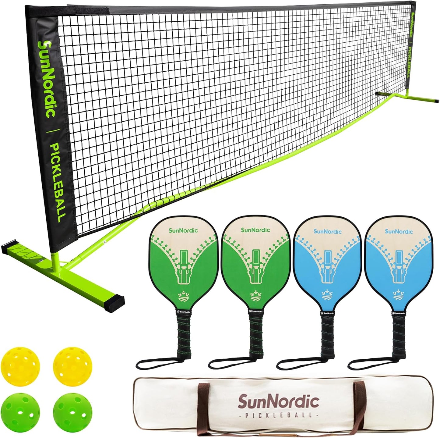 Portable Pickleball Net Set for Family Practice and Fun
