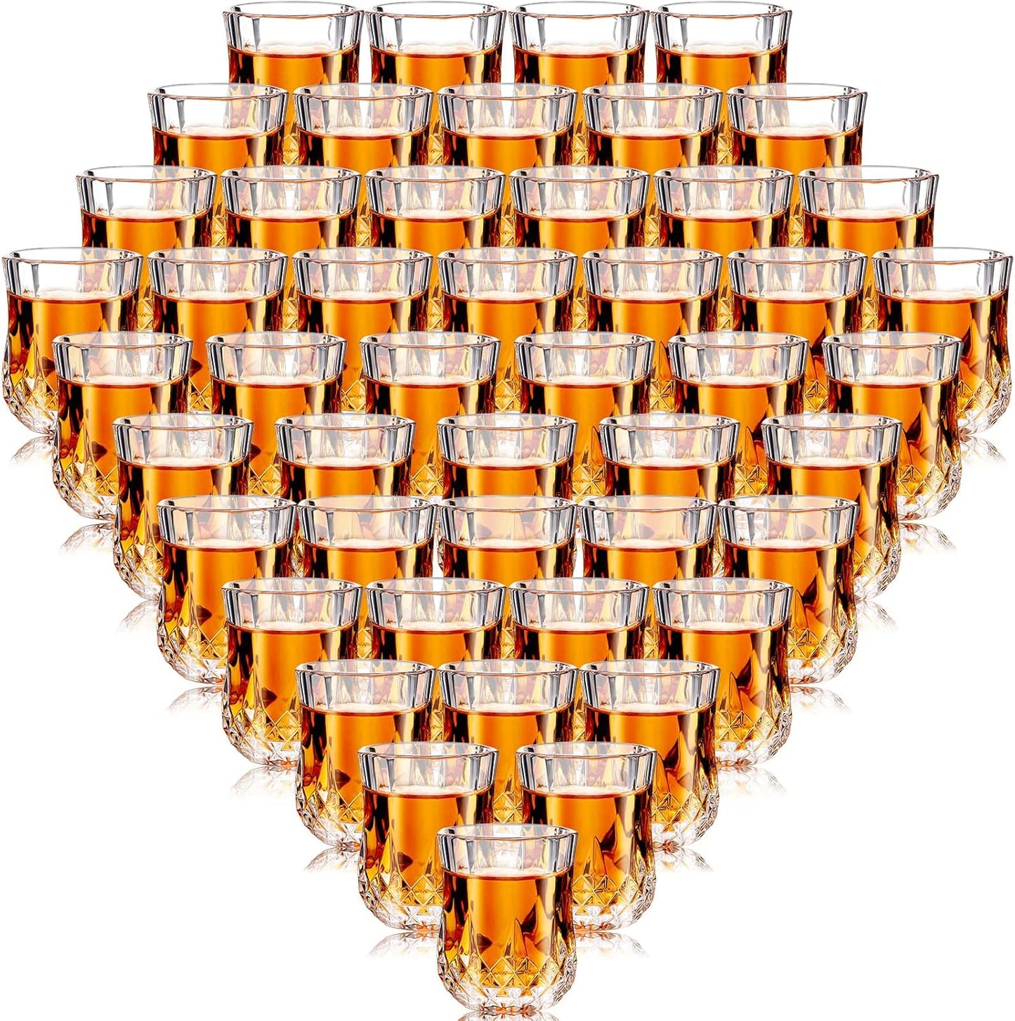 Mini Shot Glasses Set for Tasting Whiskey, Wine, and Juice