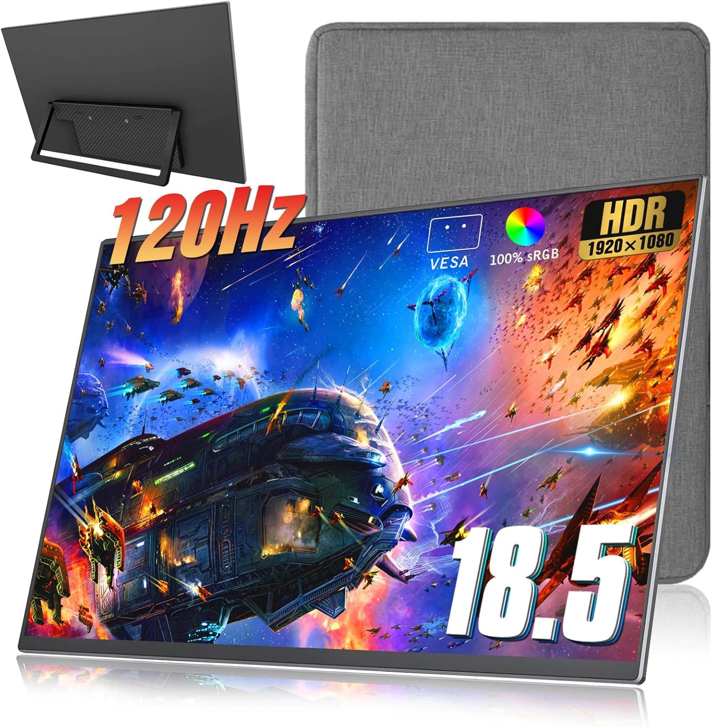 Ultimate Portable Gaming Monitor with 120Hz Refresh Rate