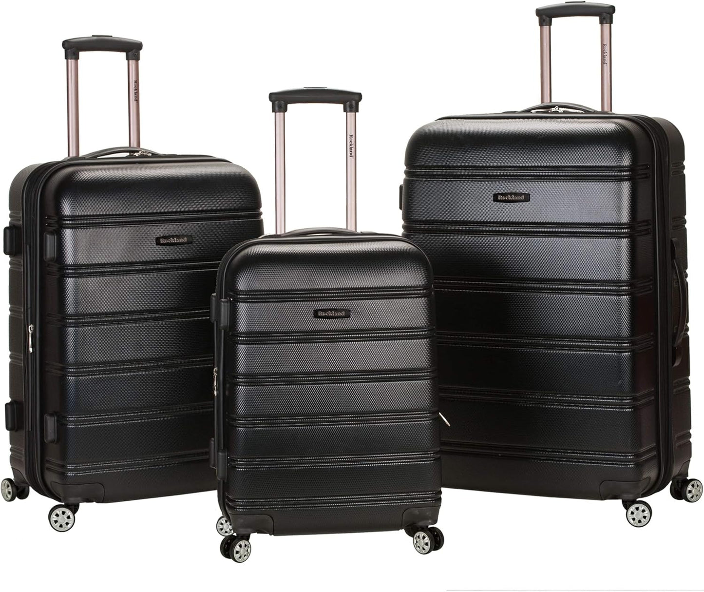 Rockland Melbourne Hardside Expandable Spinner Luggage Set