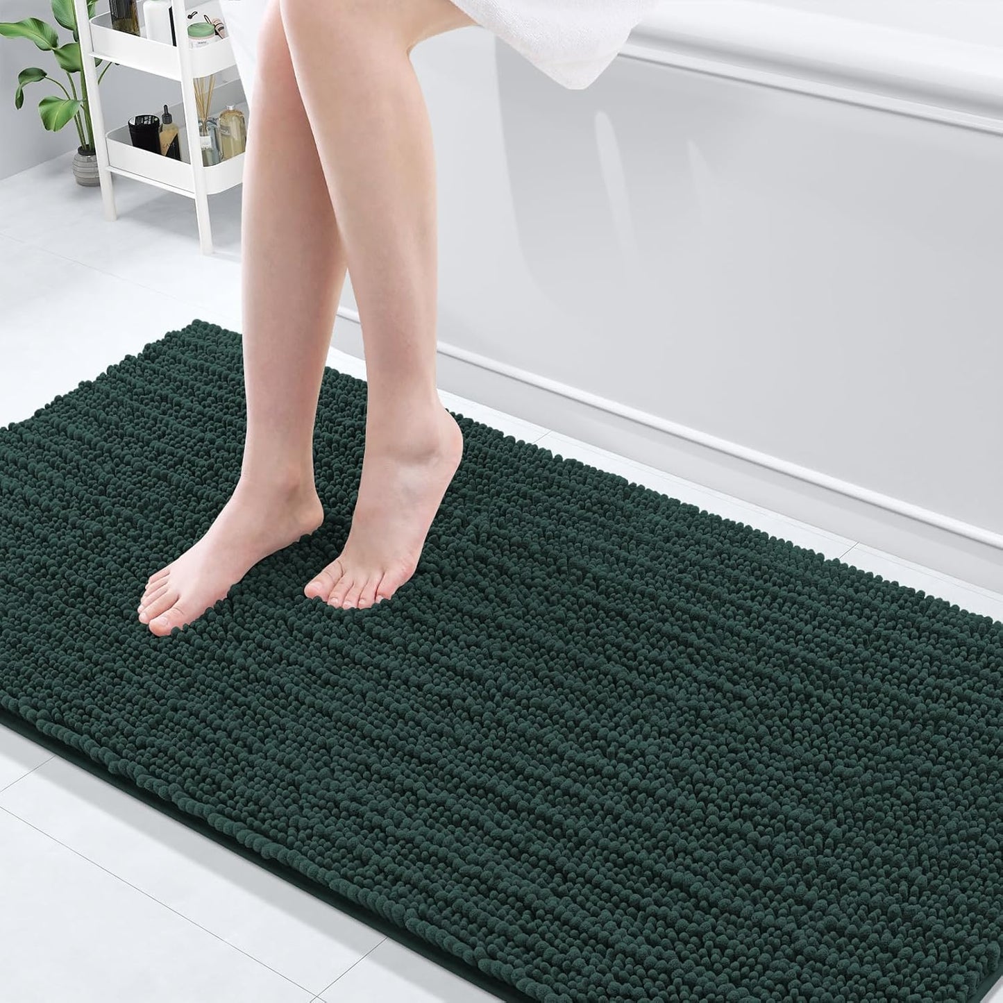 Arotive Luxury Chenille Bathroom Rug Mat for Ultimate Comfort