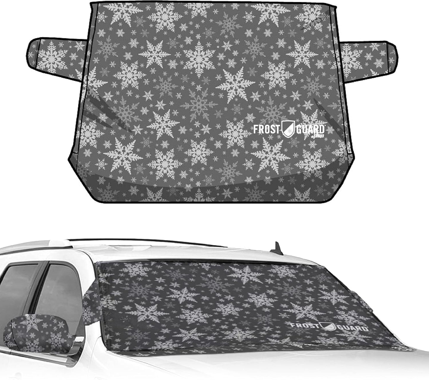 FrostGuard Plus Winter Windshield Cover for Ice and Snow XL Size
