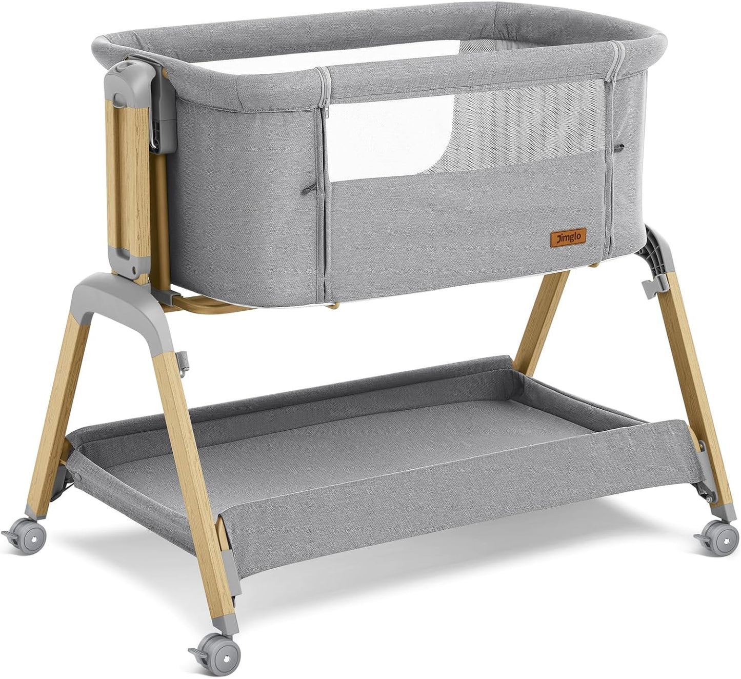 3 in 1 Baby Bassinet with Comfy Mattress and Adjustable Height