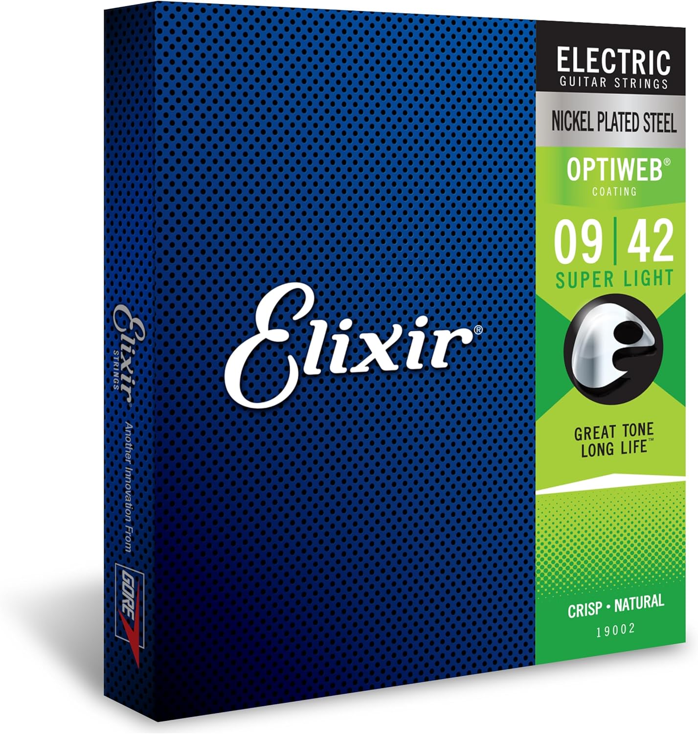 Elixir Super Light Electric Guitar Strings with Optiweb Coating