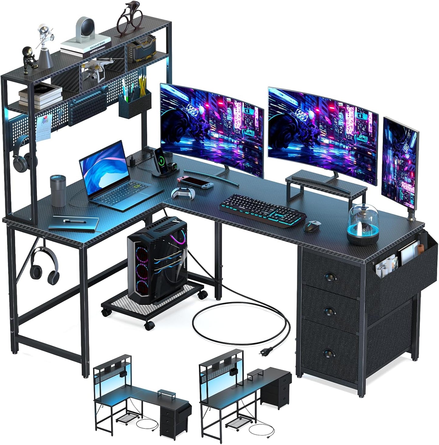 DOMICON Gaming Desk: Ultimate Setup Efficiency