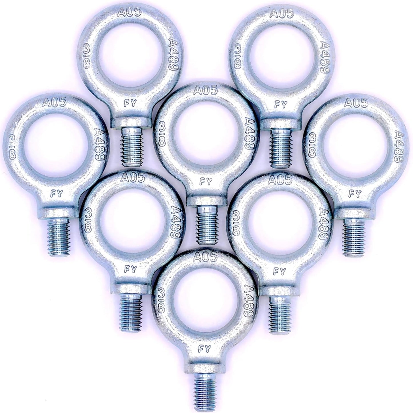 8 Pcs Lifting Shoulder Eye Bolts for Heavy Duty Use