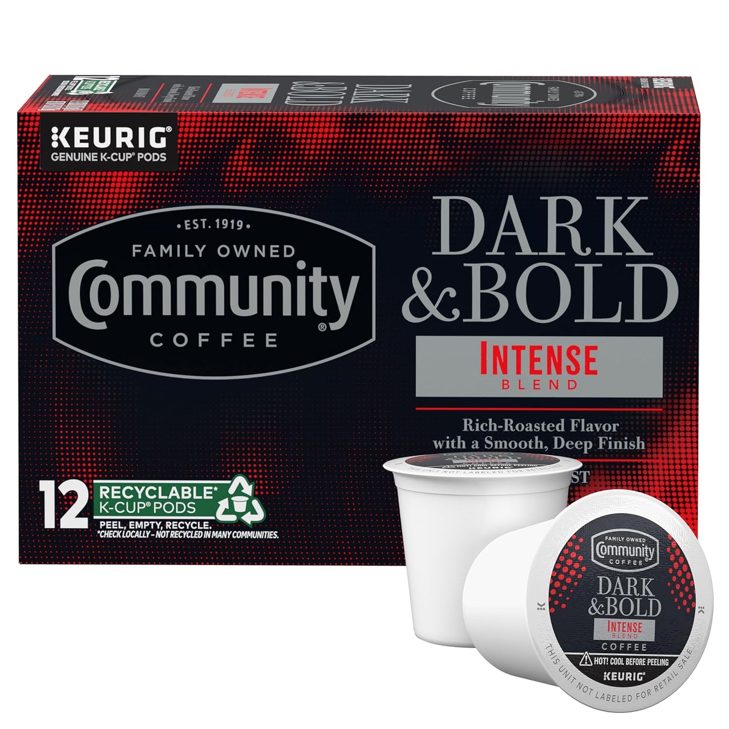 Intense Dark Roast Pods for Keurig Brewers