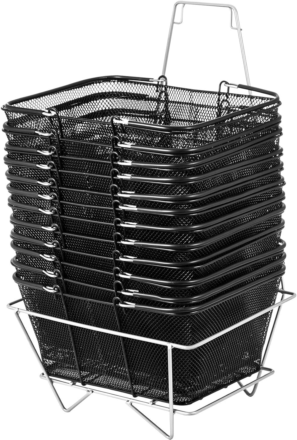 Mophorn 12PCS Shopping Baskets with Handles for Easy Carrying