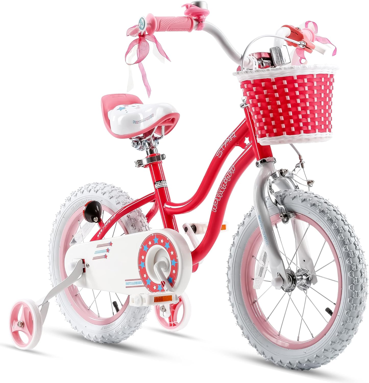 RoyalBaby Girls Bike EZ Bike Stargirl for Easy Learning Fun