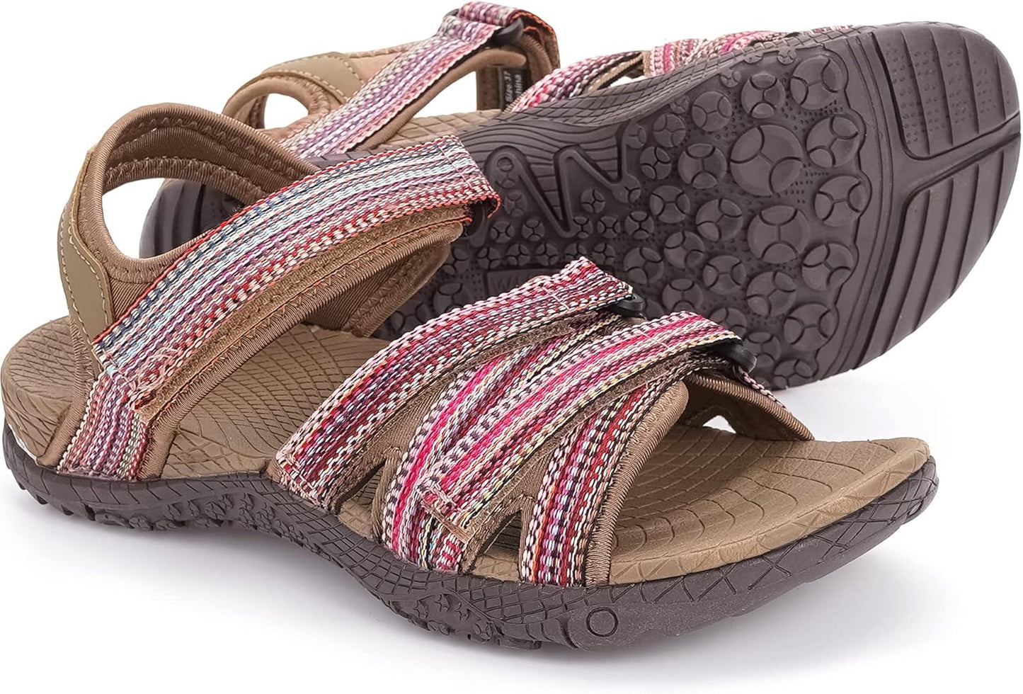 WHITIN Womens Hiking Sandals with Arch Support for Comfort