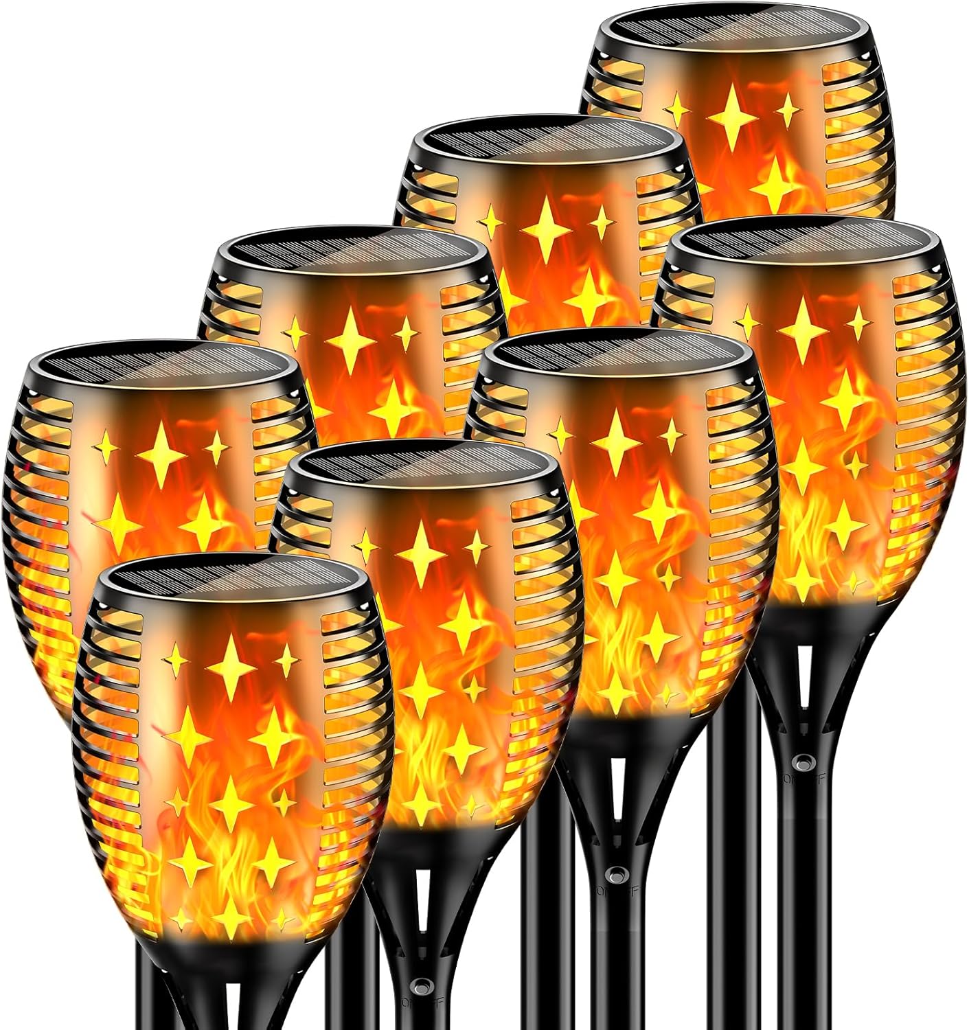YoungPower Solar Outdoor Torch Lights for Garden and Patio