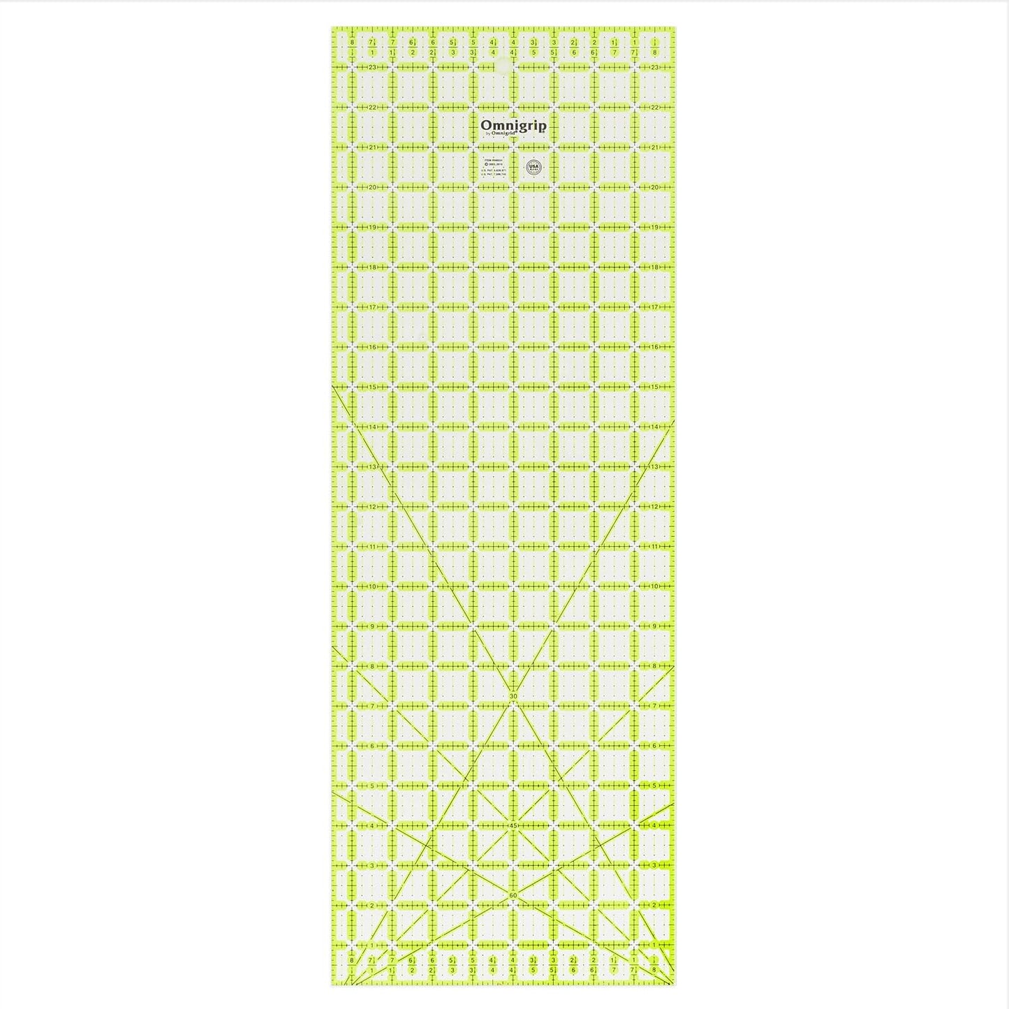 Omnigrid 8-1/2in x 24in Non-Slip Rectangle Quilting Ruler Review