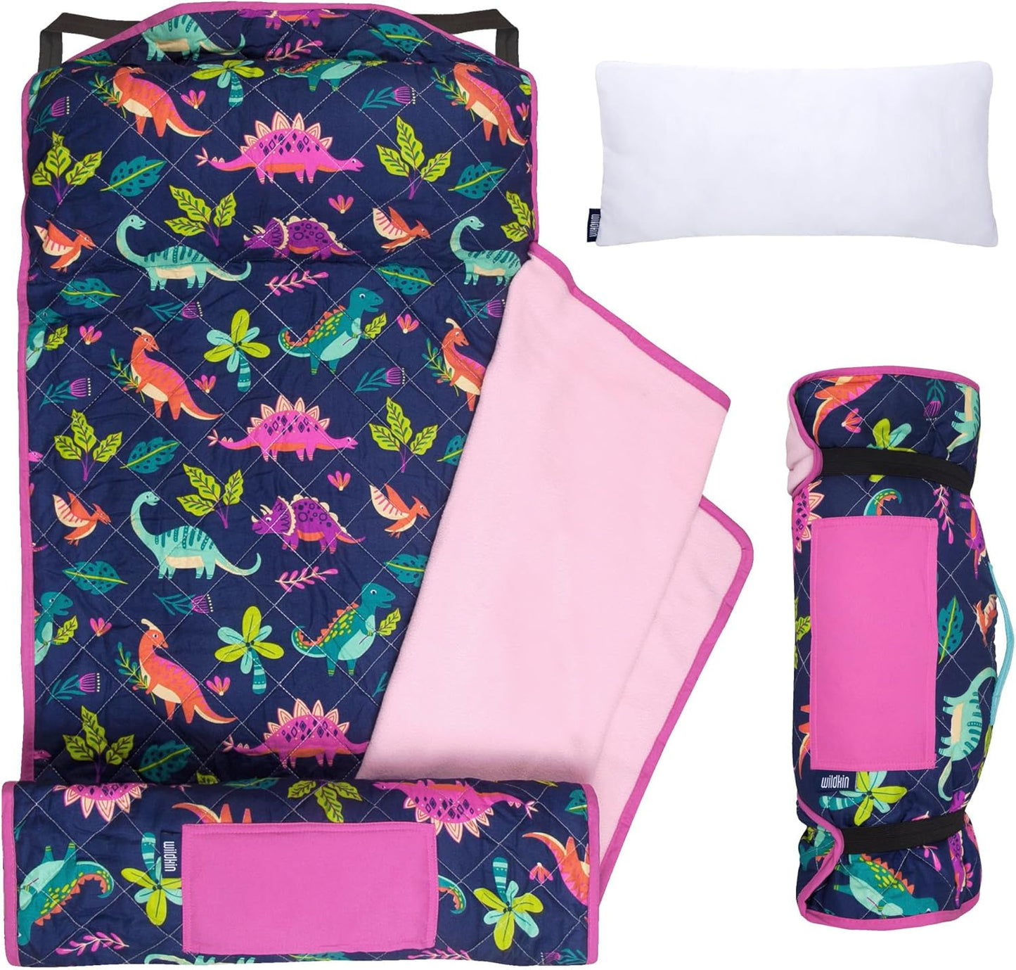Wildkin Quilted Kids Nap Mat for School & Travel Comfort