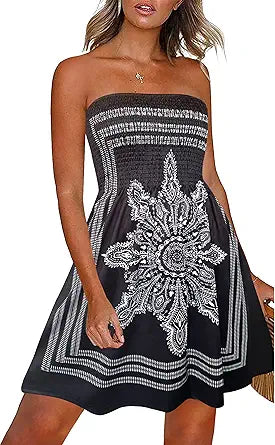 Chic Summer Dresses for Women Beach Cover Ups Sundress Style