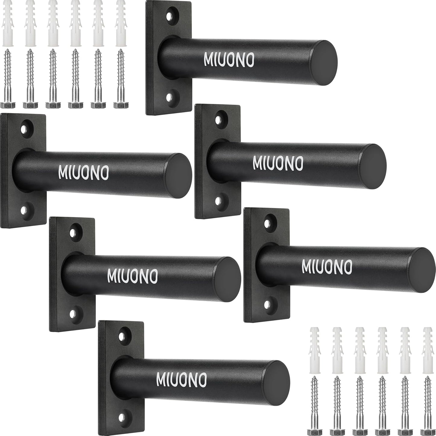 Wall Mounted Weight Plate Holder for Home Gym Organization