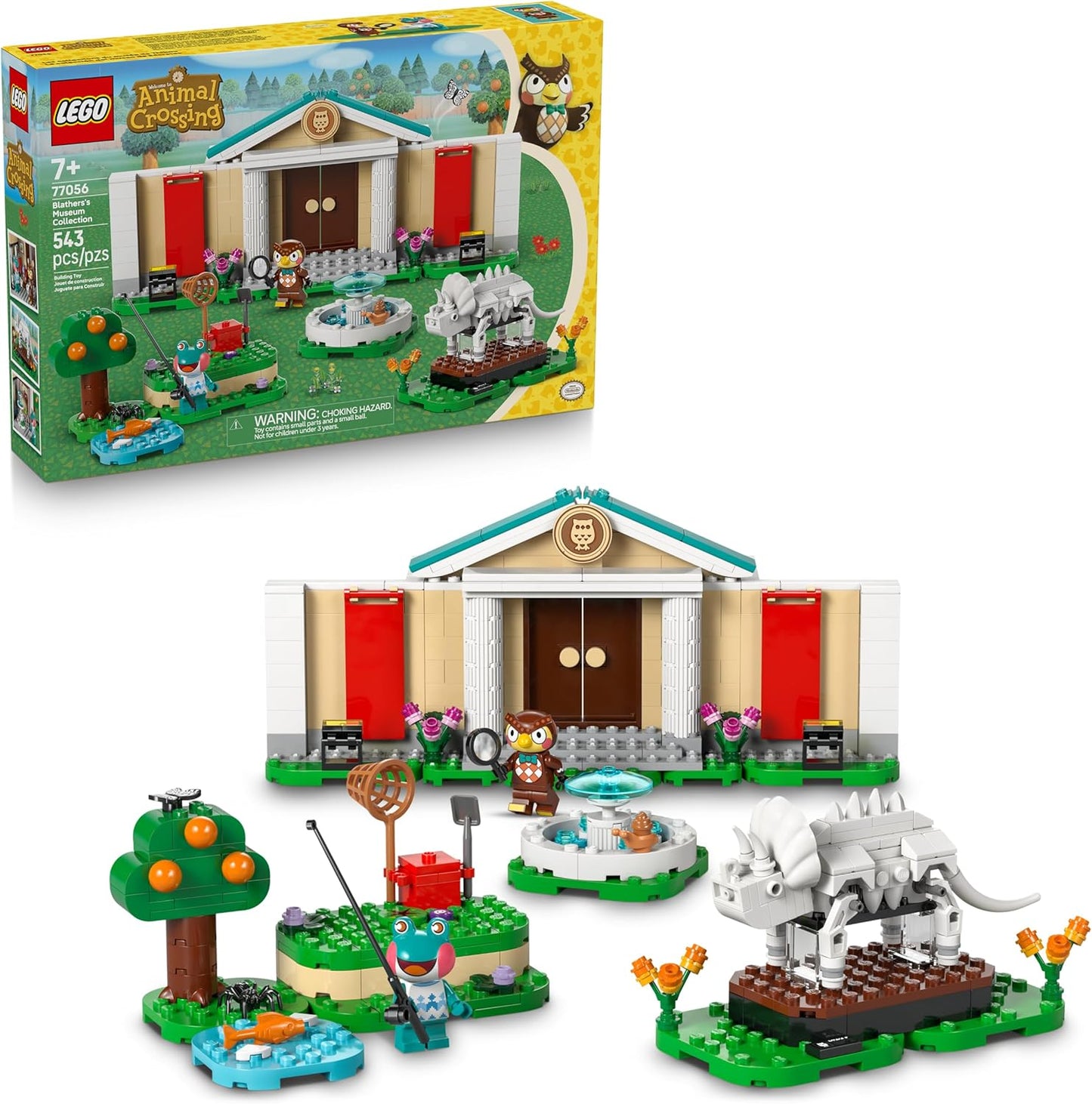 LEGO Animal Crossing Blathers's Museum Collection Building Toy
