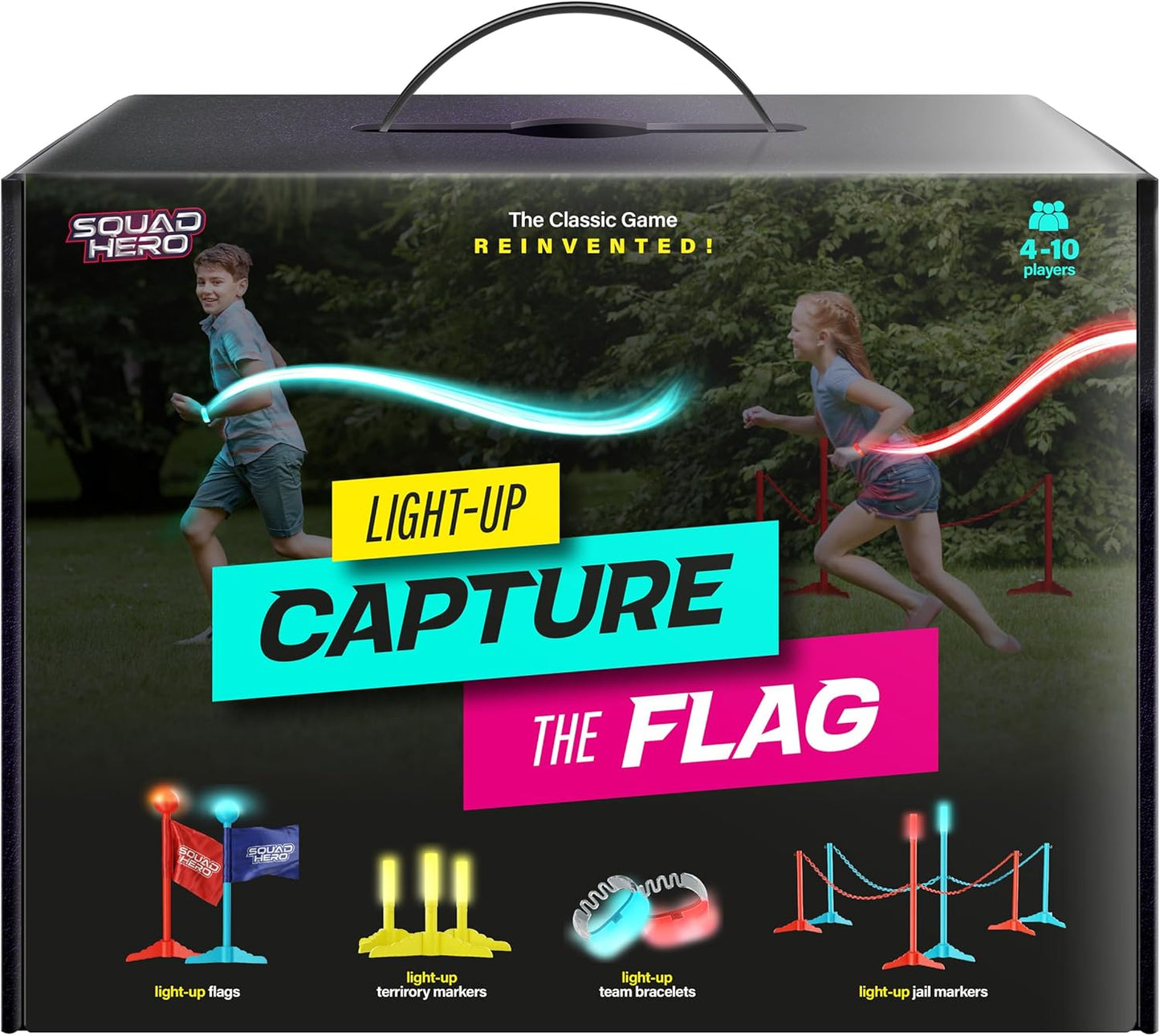Capture the Flag Glow in the Dark Game Set for Outdoor Fun