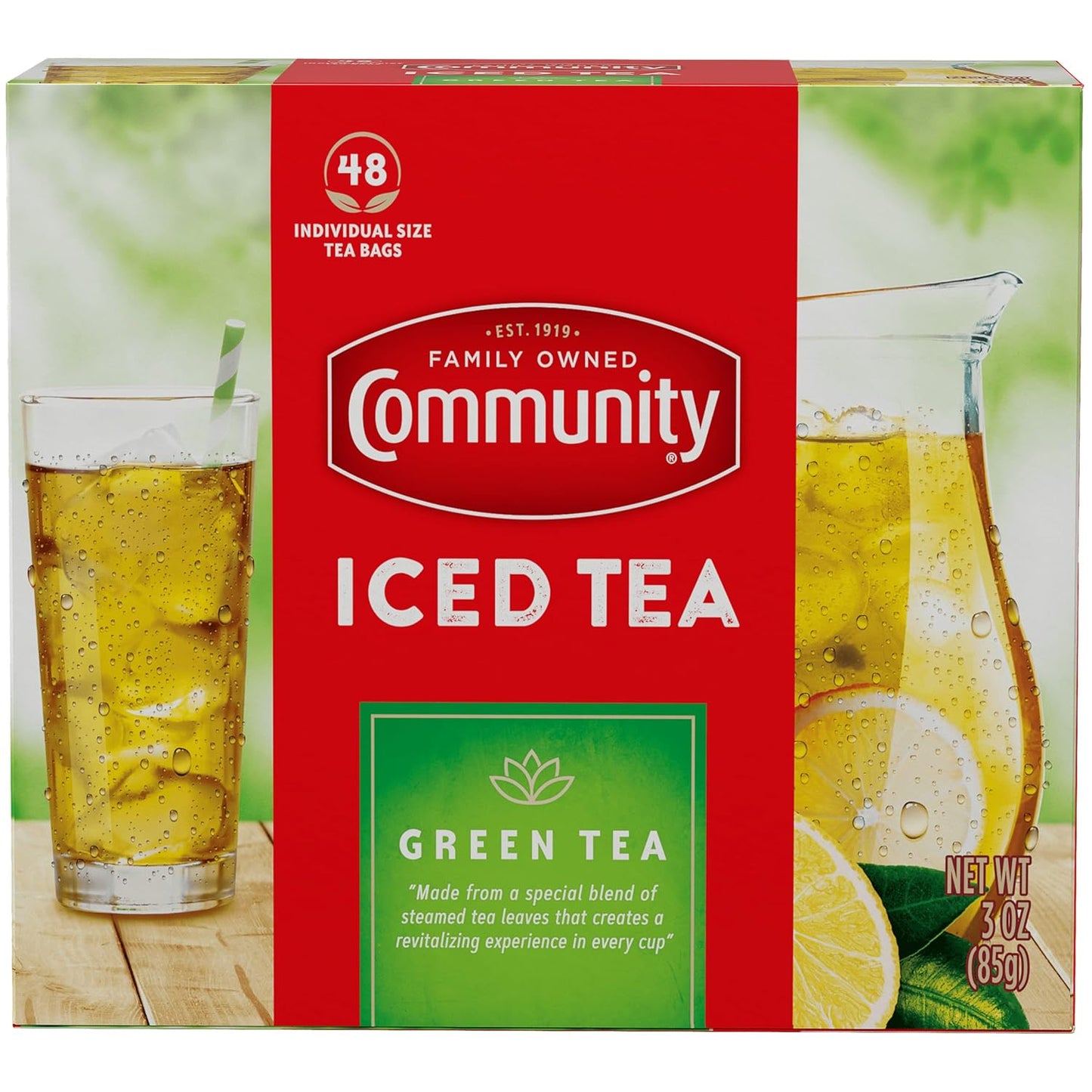 Boost Your Day with Community Coffee Green Tea Bags, Pack of 6