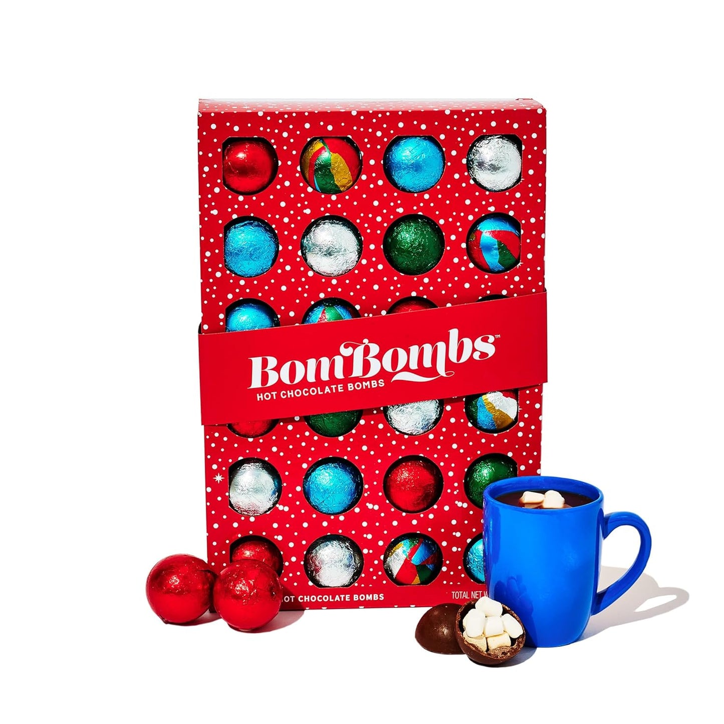 Delicious Hot Chocolate Bomb Gift Set with 5 Fun Flavors