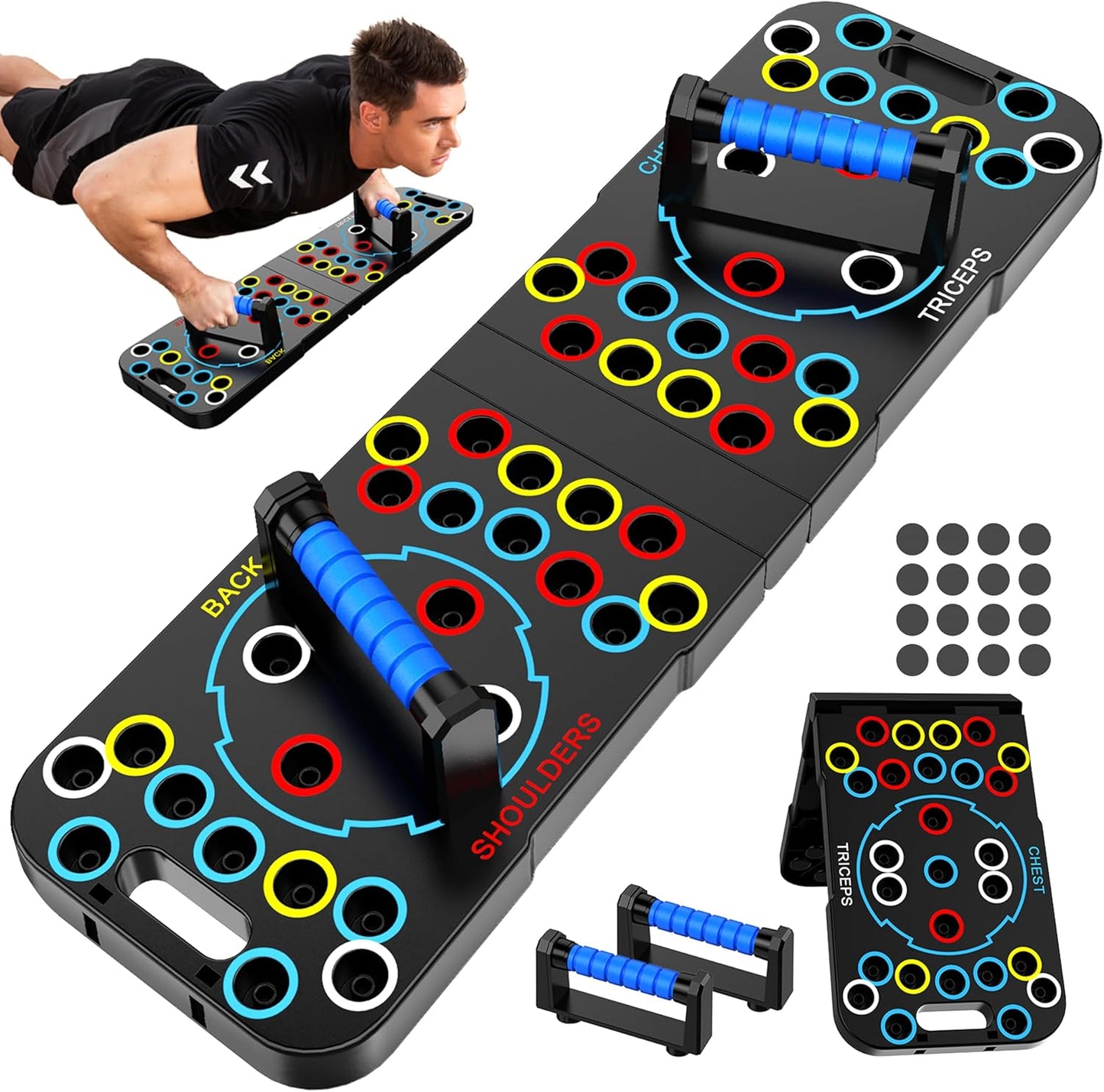 Solid Push Up Board 15 in 1 Home Workout Equipment for All