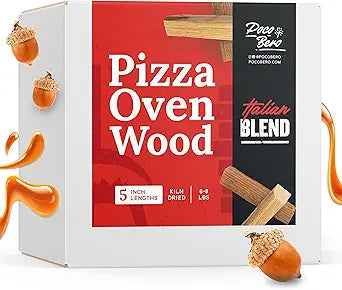 5.5 Inch Pizza Oven Wood with Firestarter for Perfect Pizzas
