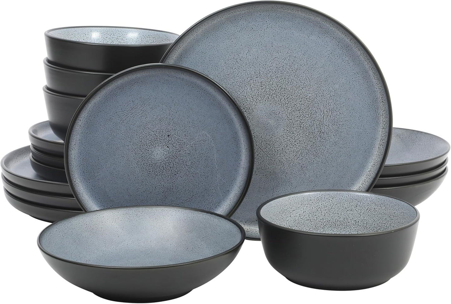 Gibson Elite Tribeca Loft 16-Piece Dinnerware Set for Modern Dining