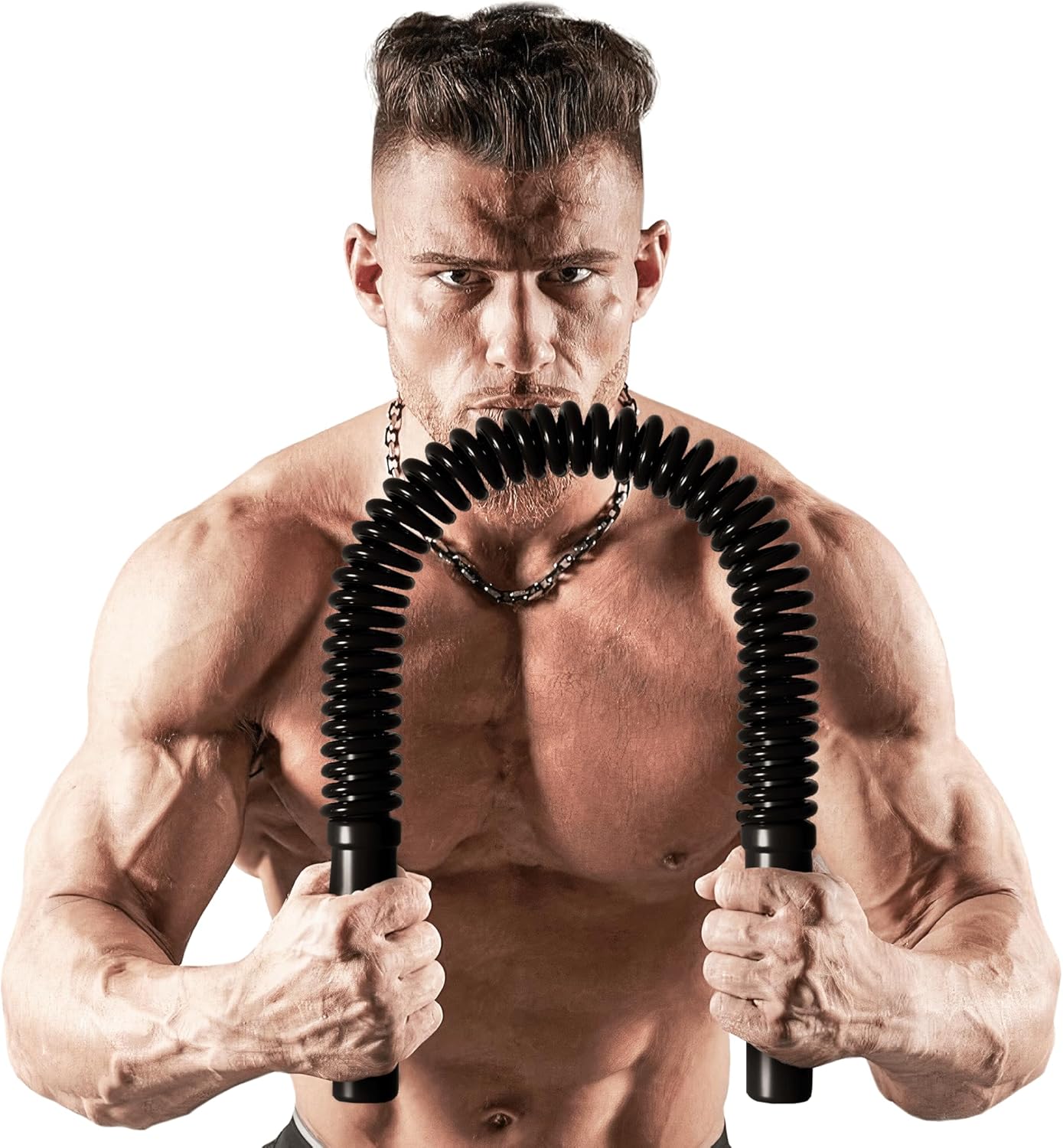 Zenooze Power Twister Flex Bar for Ultimate Chest Workout