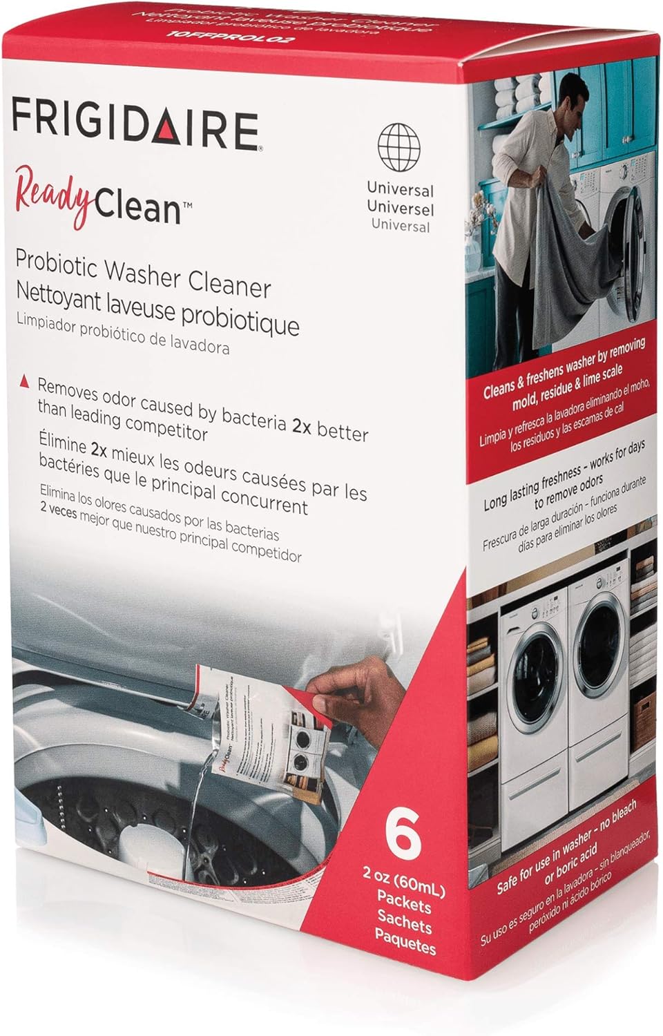 Frigidaire ReadyClean Washer Cleaner 6 Count - Sparkling Clean Results!