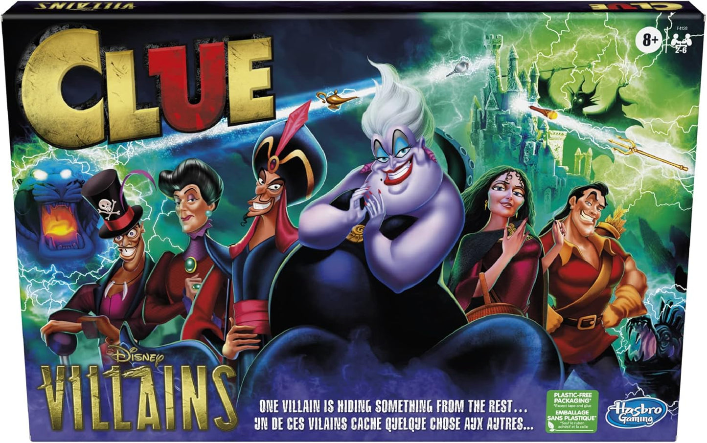 Clue Disney Villains Edition Board Game for Kids Ages 8+ Fun