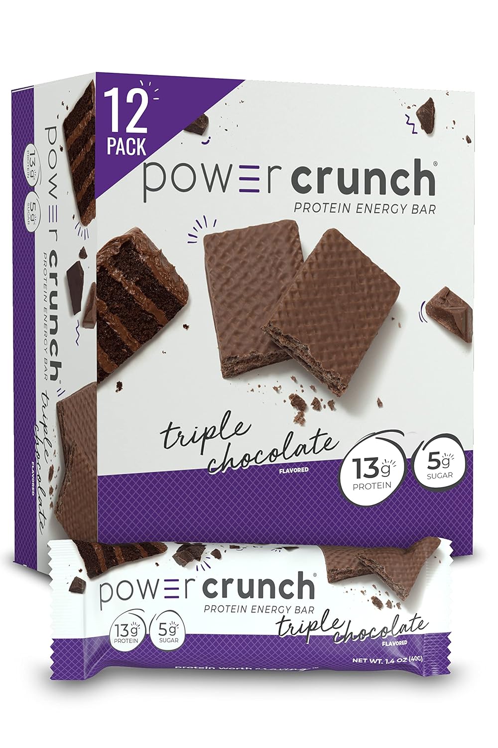 Power Crunch Triple Chocolate Protein Bars