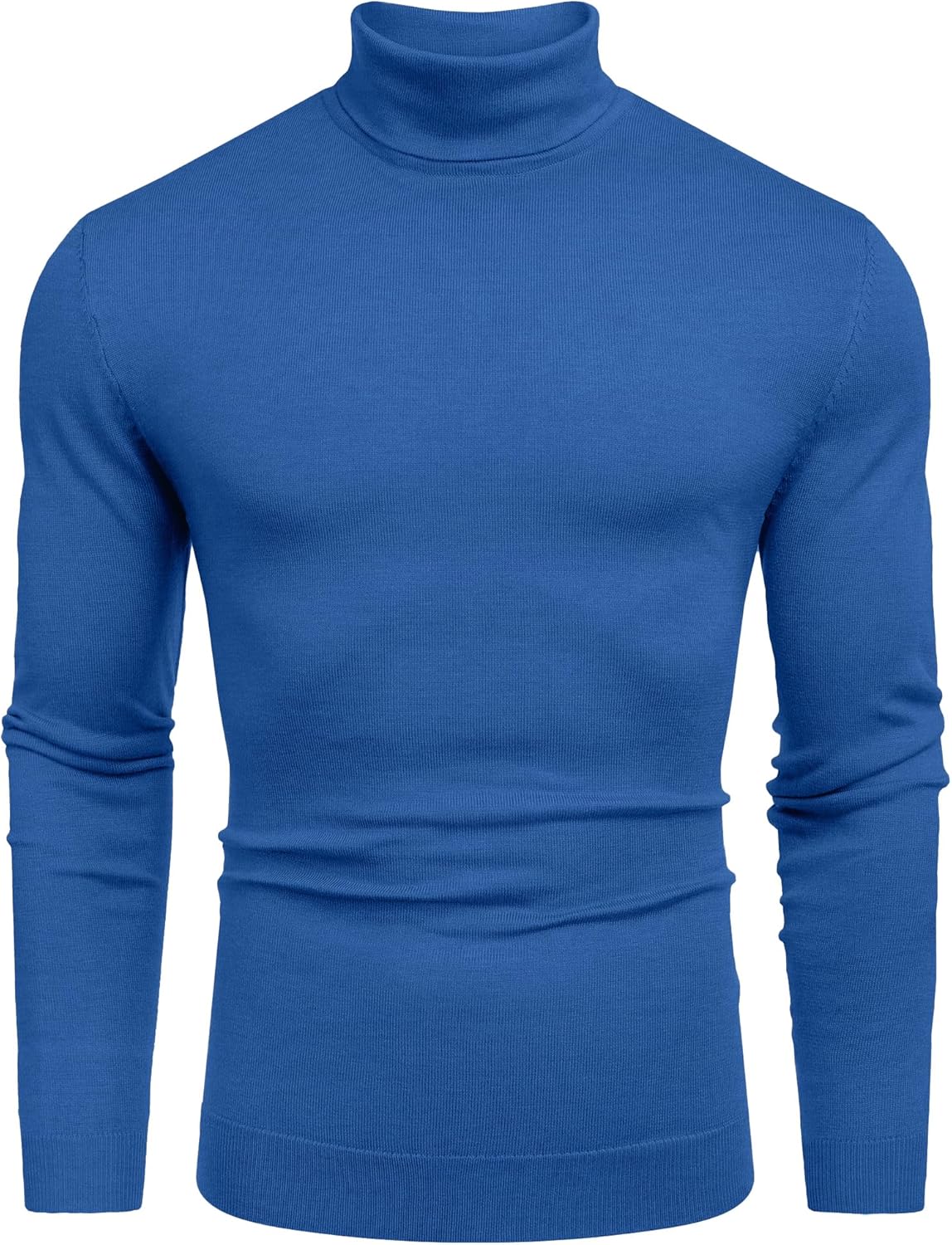 Men's Slim Fit Turtleneck Sweater for Casual and Formal Wear