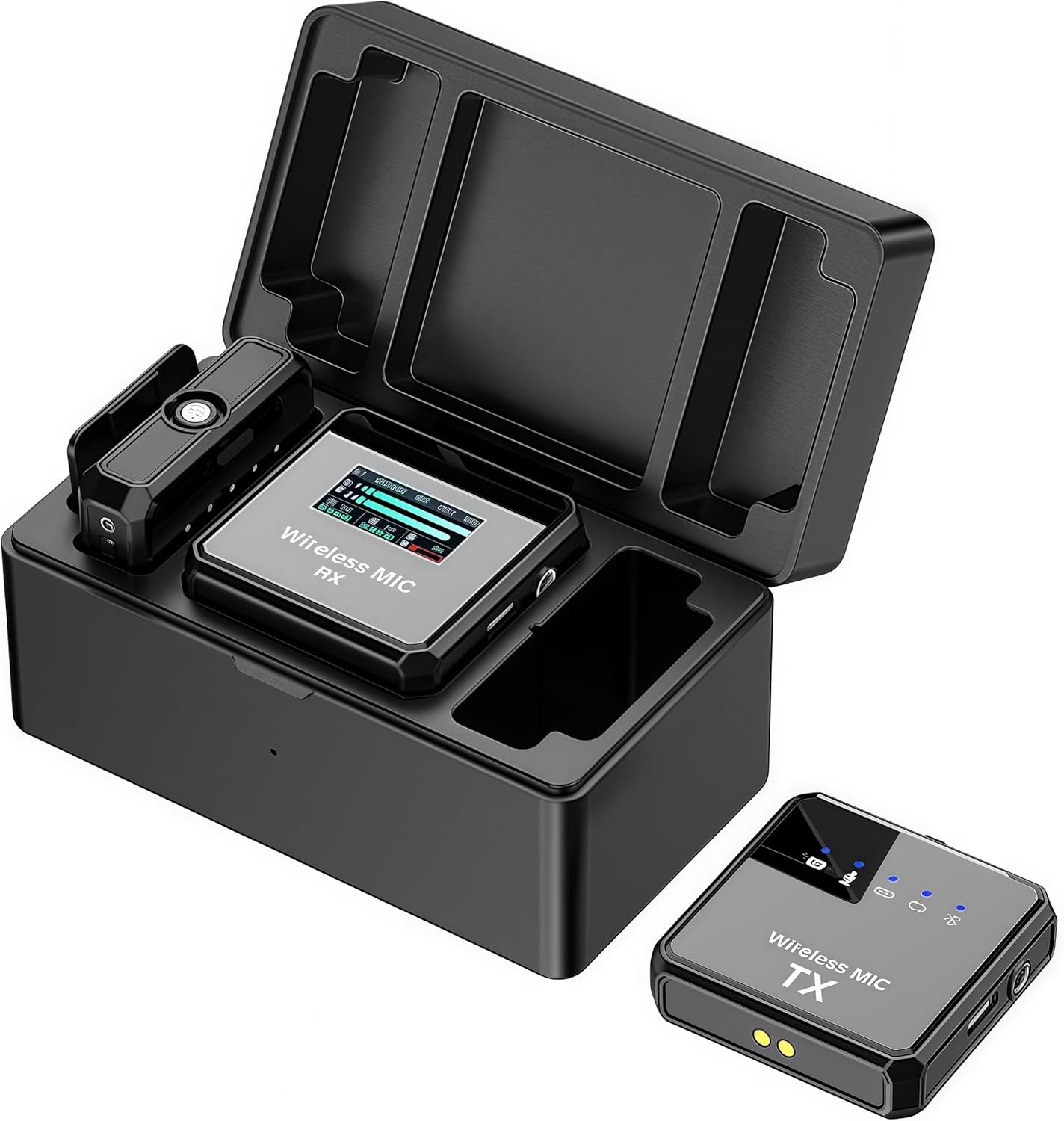 24-Hour Battery Wireless Lavalier Microphone