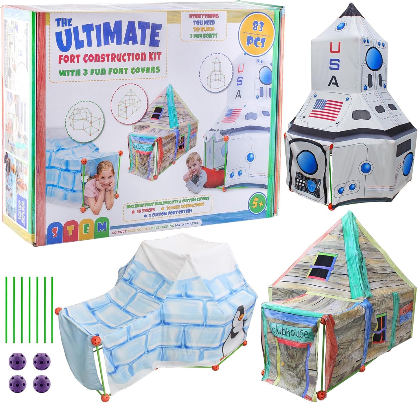 Build Your Child's Dream Fort with Attatoy Kit!