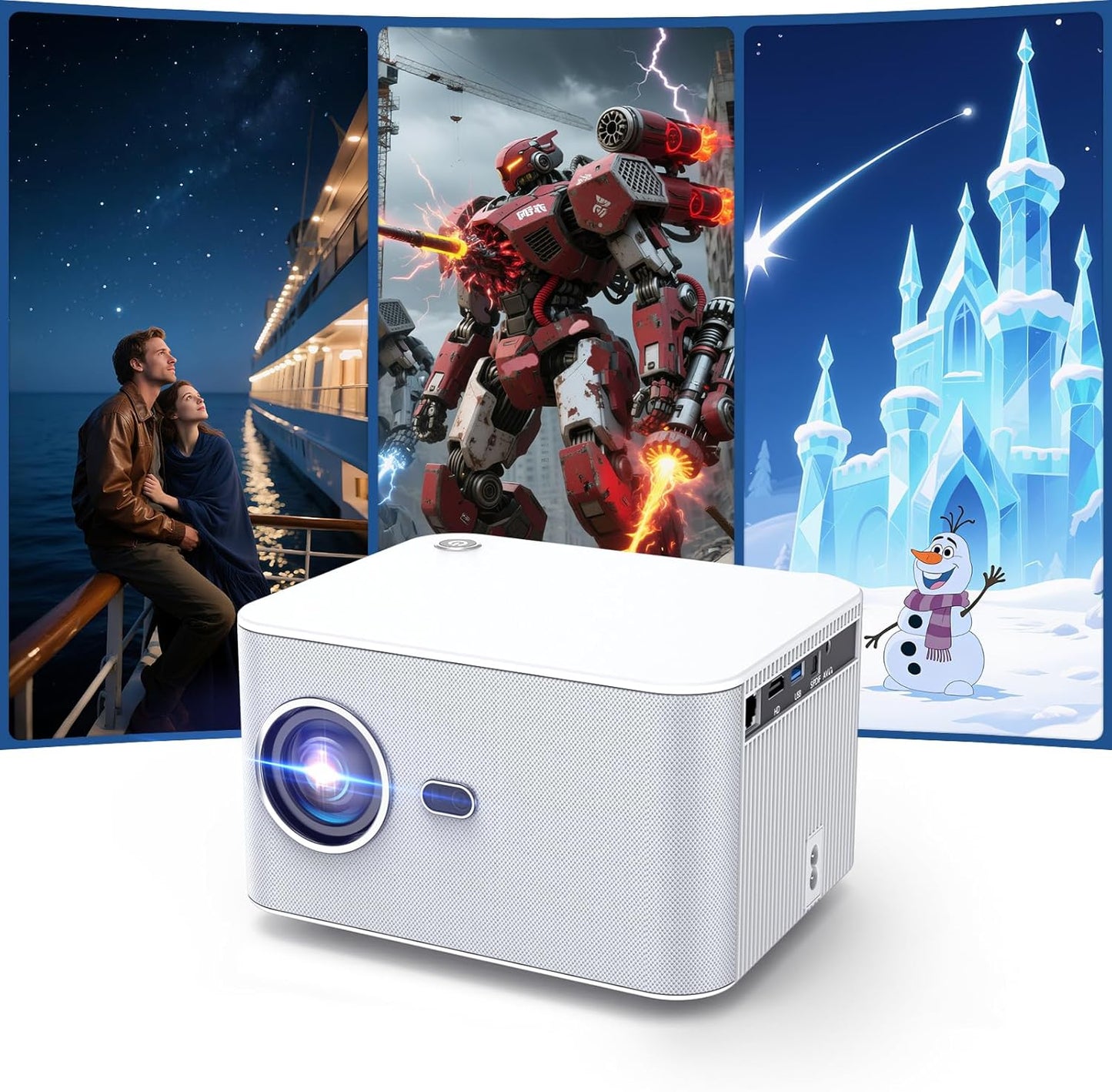 Fresnel 80% ALR Projector Screen for Ultimate Home Theater Experience