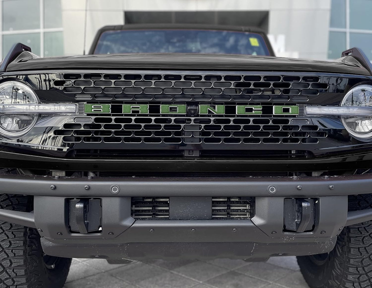 Grille Letter Overlays for 2021-2026 Bronco by TufSkinz