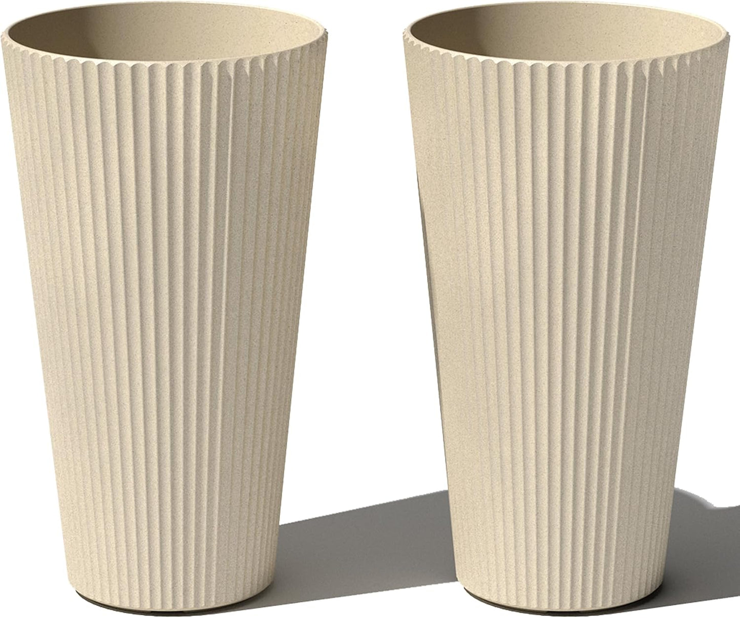 Veradek Demi Series Tall Planter for Modern Outdoor Decor