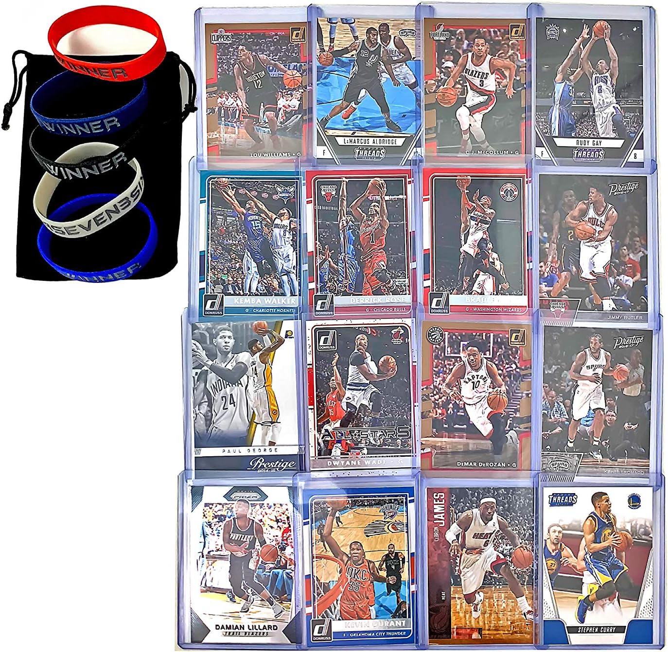 Basketball Cards Gift Bundle: Curry, Lebron, Durant & More