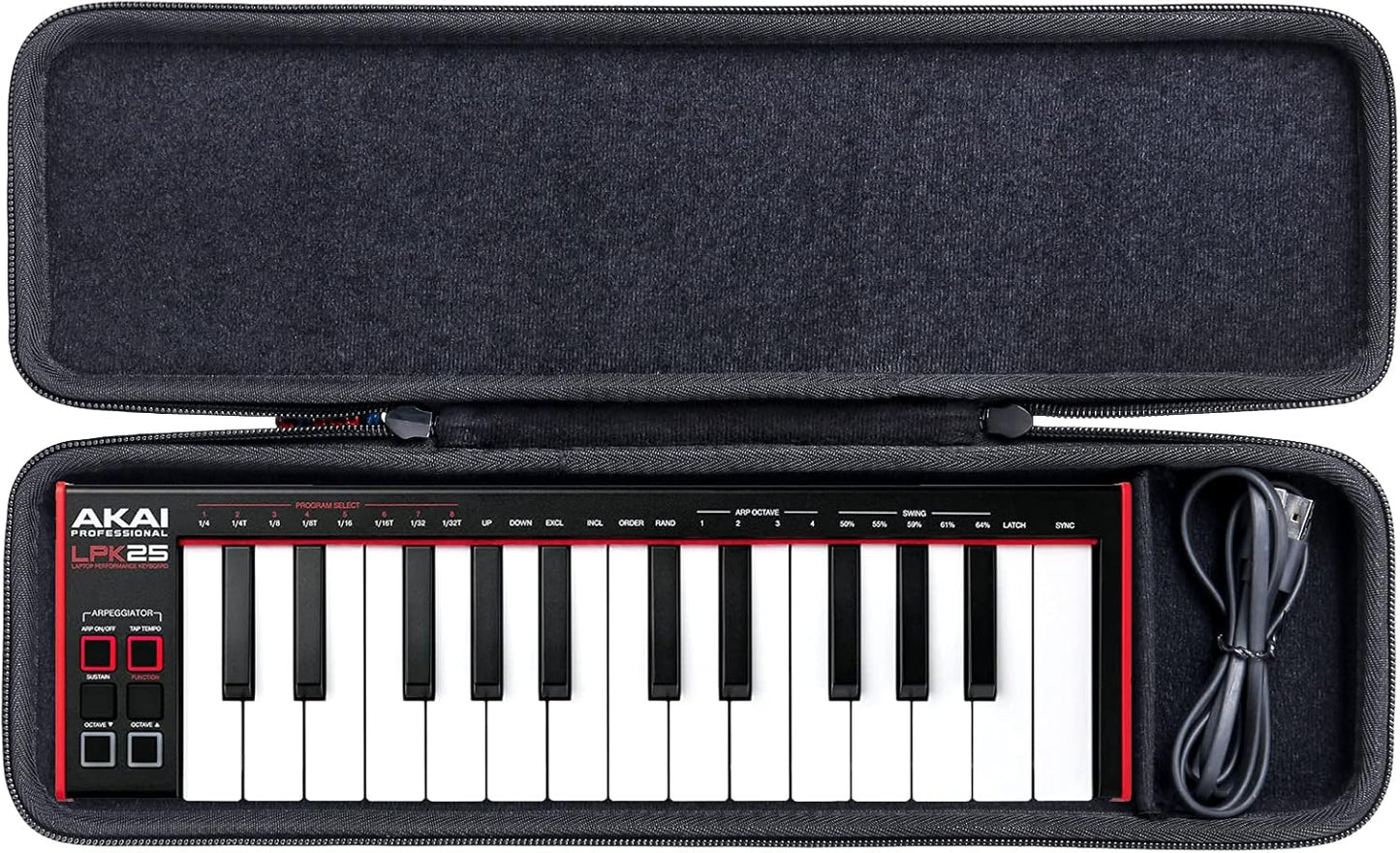 Protective Case for AKAI LPK25 - Organize Safely