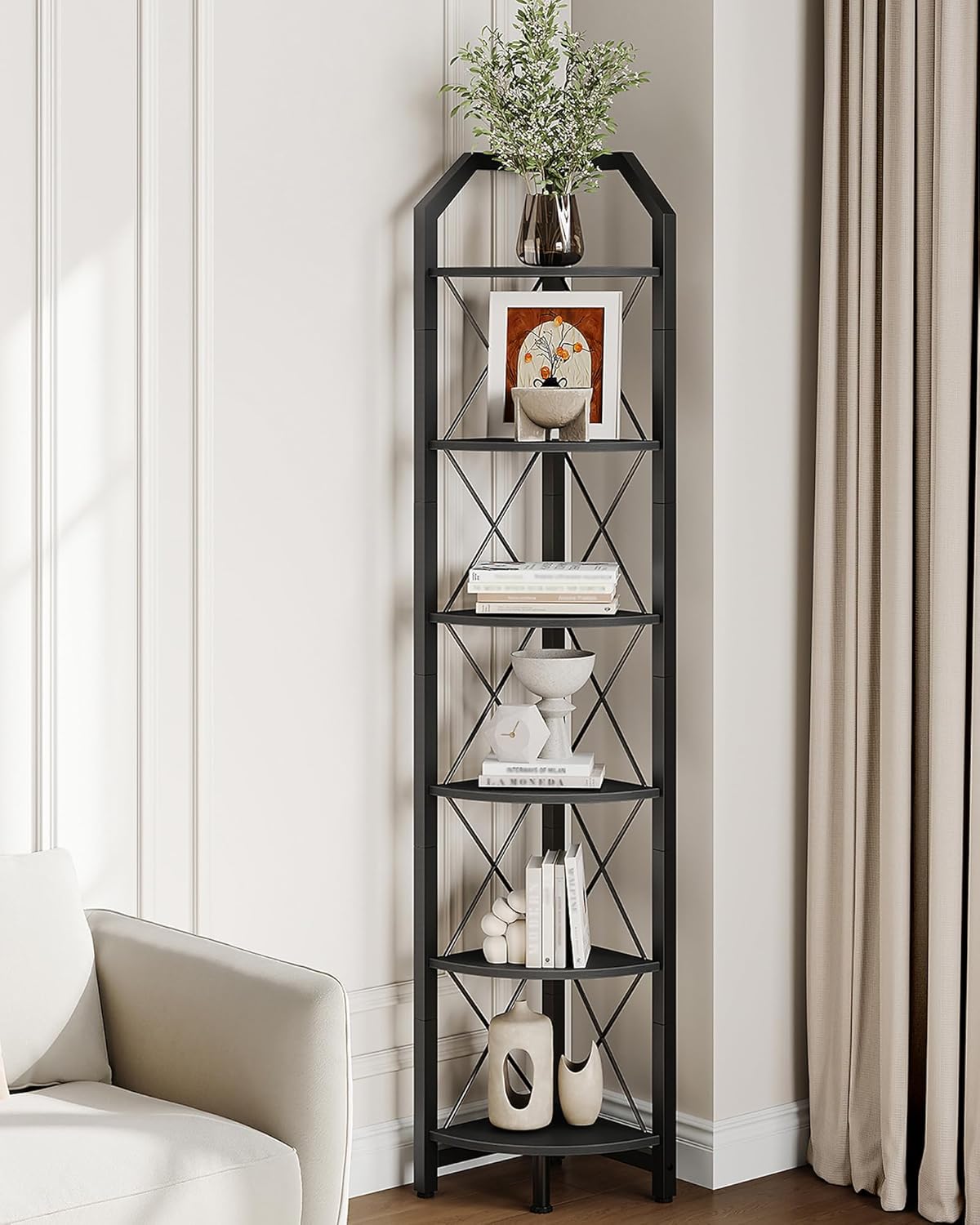 6-Tier Corner Shelf by CHOEZON - Stylish Storage Solution