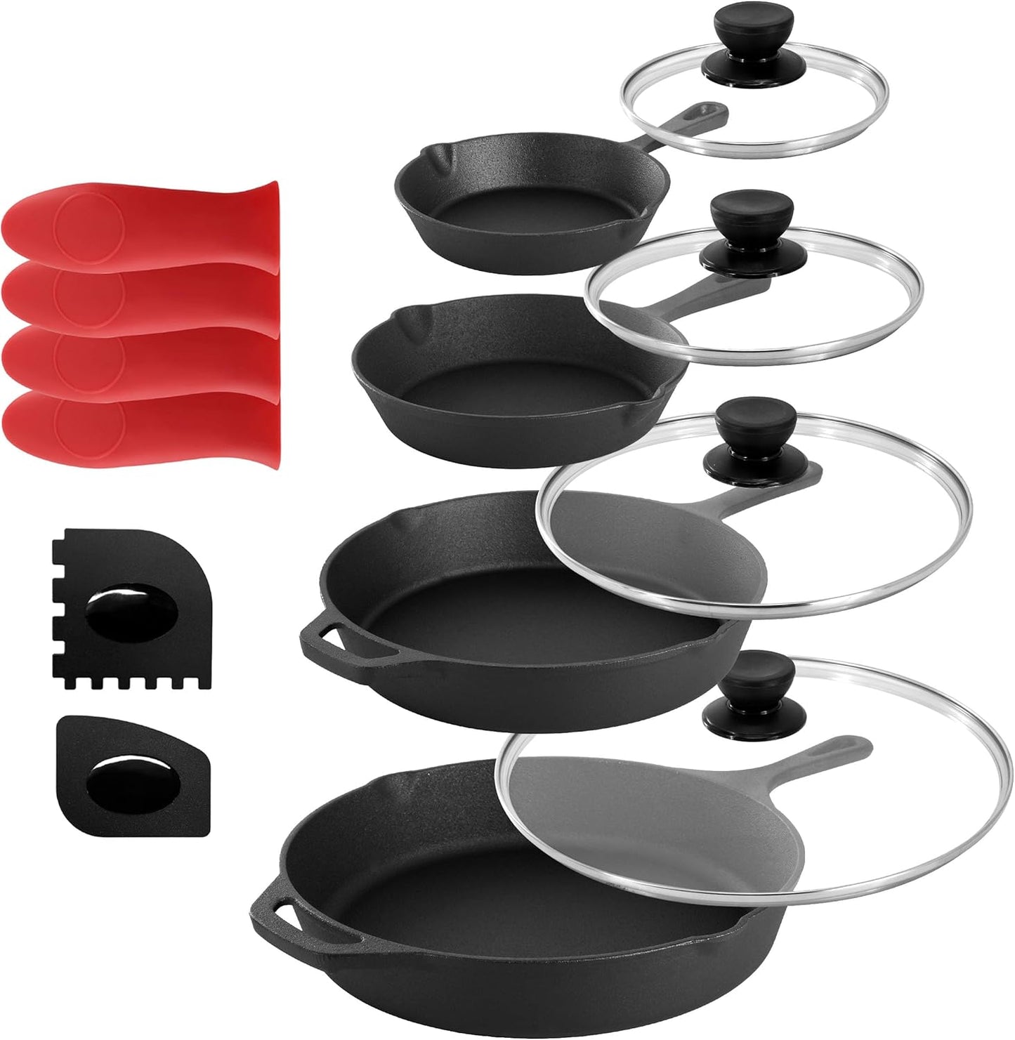 MegaChef 13 Piece Pre-Seasoned Cast Iron Skillet Set Review